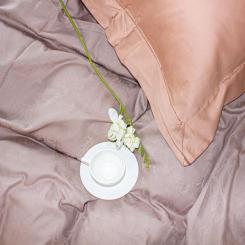 Постельное белье MirSon Satin Жаккард Golden wheat 175х210 Фото 11