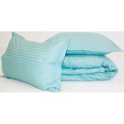 Постельное белье MirSon SatinStripe 30-0015GreenWave 110х140 Детский Фото 6