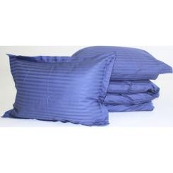 Постельное белье MirSon SatinStripe 30-0020SmokyBlue 143х210 Семейный Фото 6