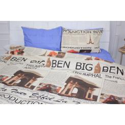 Постельное белье MirSon Бязь 17-0536 Big Ben 2х160х220 Фото 1