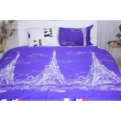 Постельное белье MirSon Бязь Premium 19-0426 Fucsia 143х210х2 Фото 1