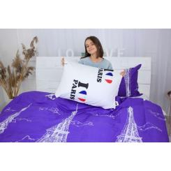 Постельное белье MirSon Бязь Premium 19-0426 Fucsia 143х210х2 Фото 4