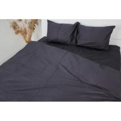 Постельное белье MirSon Сатин 0848 Blue Black 143х210 Фото 2
