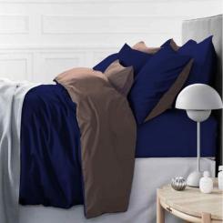 Постельное белье MirSon Сатин Premium Azure 0211+4052 175х210 Фото