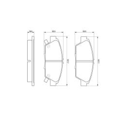 Тормозные колодки Bosch 0 986 424 289 Фото