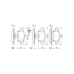 Тормозные колодки Bosch 0 986 424 537 Фото
