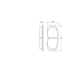 Тормозные колодки Bosch 0 986 460 980 Фото 2