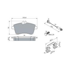 Тормозные колодки Bosch 0 986 494 085 Фото 3