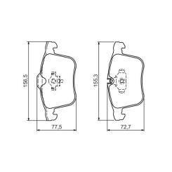 Тормозные колодки Bosch 0 986 494 280 Фото 6