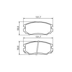 Тормозные колодки Bosch 0 986 494 374 Фото 6