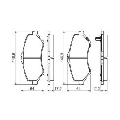 Тормозные колодки Bosch 0 986 494 493 Фото 6