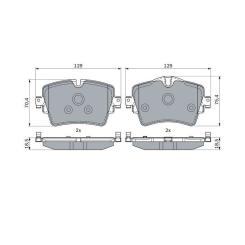 Тормозные колодки Bosch 0 986 494 940 Фото