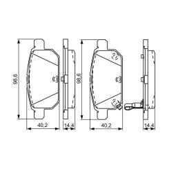 Тормозные колодки Bosch 0 986 495 301 Фото