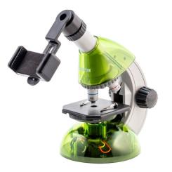 Микроскоп Sigeta Mixi з адаптером для смартфона 40x-640x Green Фото 3