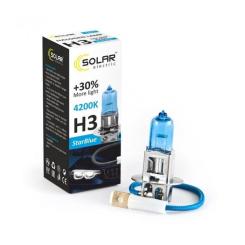 Автолампа SOLAR H3 12V 55W PK22s StarBlue 4200K Фото 3