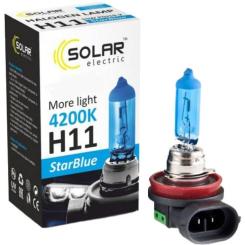Автолампа SOLAR H11 12V 55W PGJ19-2 StarBlue 4200K Фото 1