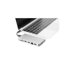 Концентратор Digitus Travel USB-C, 8 Port Фото 1