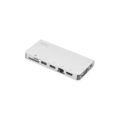 Концентратор Digitus Travel USB-C, 8 Port Фото 3