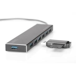 Концентратор Digitus USB 3.0 Hub, 7 Port Фото 4