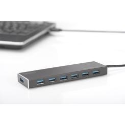 Концентратор Digitus USB 3.0 Hub, 7 Port Фото 5
