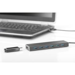 Концентратор Digitus USB 3.0 Hub, 7 Port Фото 6