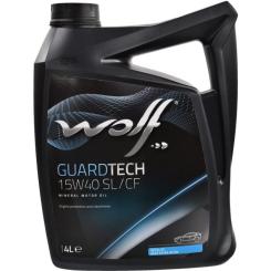 Моторное масло Wolf GUARDTECH 15W40 SL/CF 4л Фото