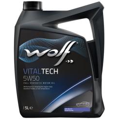 Моторное масло Wolf VITALTECH 5W50 5л Фото