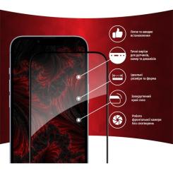 Стекло защитное Intaleo Full Glue Apple iPhone 14 Фото 1