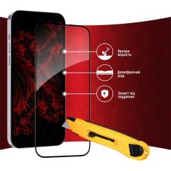 Стекло защитное Intaleo Full Glue Apple iPhone 14 Фото 3