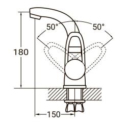 Смеситель AQUATICA HL-1A230C Фото 3