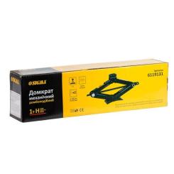 Домкрат Sigma механічний ромбоподібний 1т Н 105-350мм Фото 4