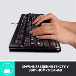 Комплект Logitech MK120 USB UA Black Фото 1