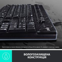 Комплект Logitech MK120 USB UA Black Фото 4