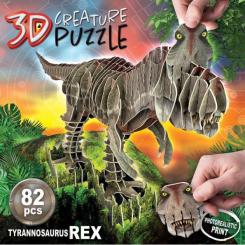 Пазл Educa 3D T-REX 82 елементів Фото 3