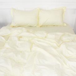 Пододеяльник MirSon 110х140 Satin Stripe 30-0001 White Фото
