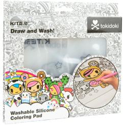 Подкладка настольная Kite силиконовая раскраска tokidoki, 30х40см Фото
