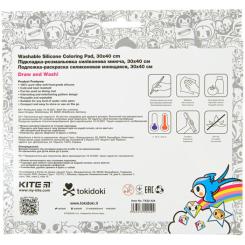 Подкладка настольная Kite силиконовая раскраска tokidoki, 30х40см Фото 2