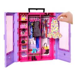 Игровой набор Barbie Сиреневый шкаф для одежды Фото 3
