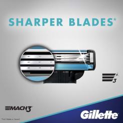 Бритва Gillette Mach3 c 5 сменными картриджами Фото 2