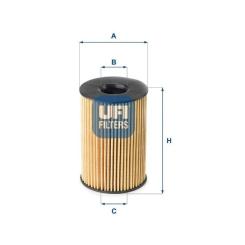 Фильтр масляный UFI 25.201.00 Фото