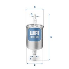 Фильтр топливный UFI 31.515.00 Фото