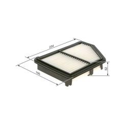 Воздушный фильтр для автомобиля Bosch F026400576 Фото 4