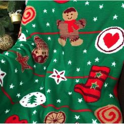 Плед Прованс Печенье Зеленый 130х170 Фото 1