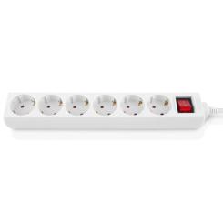 Сетевой фильтр питания REAL-EL RS-6 Protect M 3m, white Фото