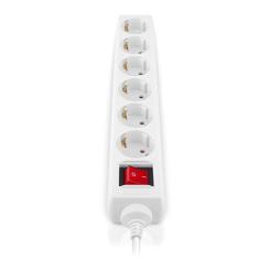 Сетевой фильтр питания REAL-EL RS-6 Protect M 3m, white Фото 3