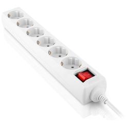 Сетевой фильтр питания REAL-EL RS-6 Protect M 3m, white Фото 4