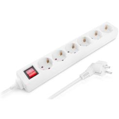 Сетевой фильтр питания REAL-EL RS-6 Protect M 3m, white Фото 6