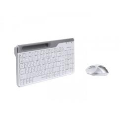 Комплект A4Tech FB2535C Wireless/Bluetooth Icy White Фото 2