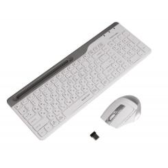 Комплект A4Tech FB2535C Wireless/Bluetooth Icy White Фото 3