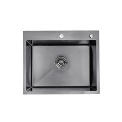 Мойка кухонная Kroner Schwarze-6050HM Фото